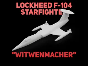 Lockheed F-104 Starfighter 1:144 scale Model