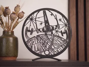 Death Star Shadow Decor