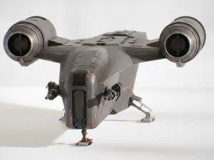 Mandalorian Razor Crest Starship Model