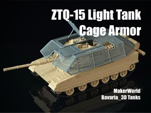 ZTQ-15 Light Tank Cage Armor 1/35 Scale