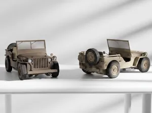 Jeep Willys MB Military Vehicle Model