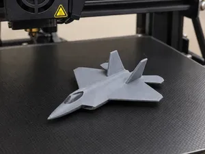 Mini F-22 Raptor – Simple 3D Printable Model