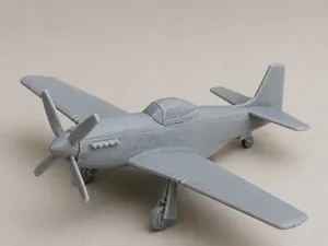 P-51 Mustang Miniature - 3D printable model