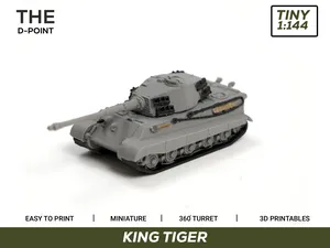 WW2 German King Tiger | Tiny Tank (1:144 Scale)