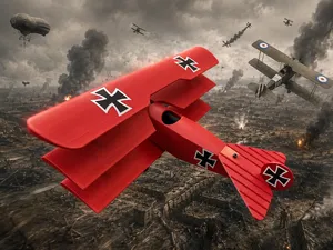 Red Baron's Fokker Dr.I. Triplane