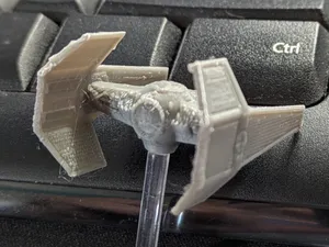X-Wing TMG Tie Aggressor with Peg Hole