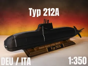 Type 212A German / Italian Submarine 1:350
