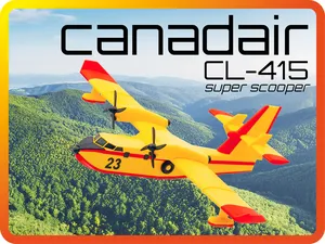 Canadair CL-415 Super Scooper Firefighting plane