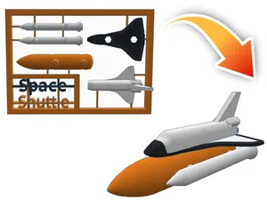 Space Shuttle kit card