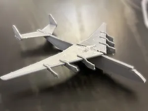 Largest Cargo Plane - Printable kit card of An-225