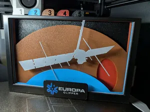 Europa Clipper Shadowbox