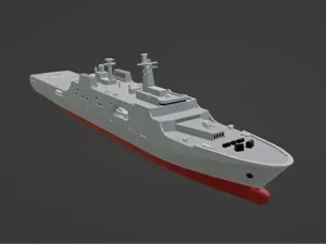 071船坞登陆舰 1：2000 