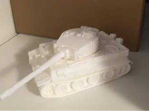 Tiger 1 tank with rotating turret 