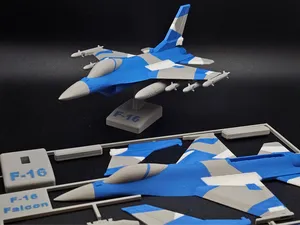 F-16 Plane Kit Card