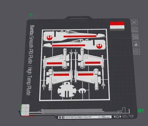 X-WING Kit Card Colorized