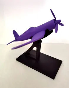 F4U Corsair with adjustable pedestal