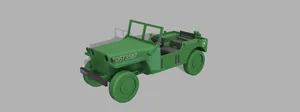 WW2 Army Willys Jeep