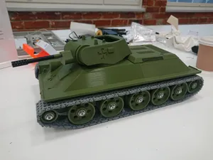 RC Tank T-34 PS. 231-1 Part 5 Body shell