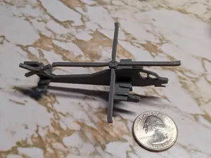 AH-64 Apache Attack Helicopter Model Kit