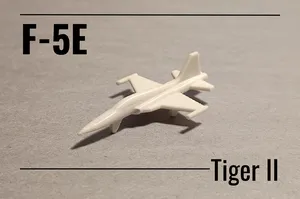 F-5E Tiger II print-in-place micro jet fighter