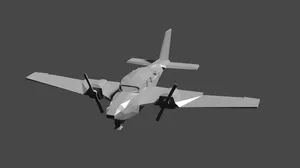 BeechCraft Baron 55 Model
