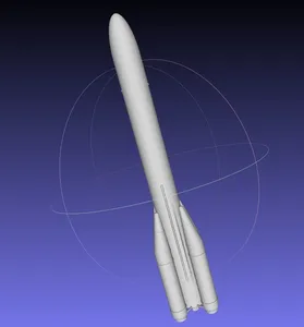 Ariane 6 Rocket - Detail Printable Scale Model