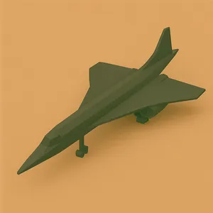 Low Poly Concorde