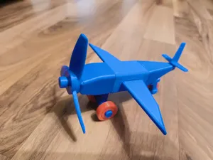 Stylised Stuka model airplane
