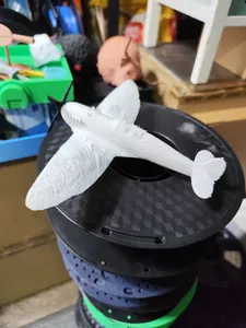 model of spitfire plane