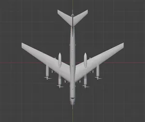 Tupolev Tu-95 Aircraft model