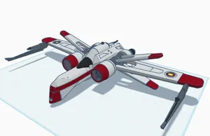 Clone Wars ARC-170 Miniature