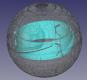 Death Star scaled one in two million with secret compartment