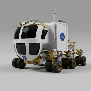 Space Transport Vehicles - NASA Lunar Electric Rover - 2 VERSIONS