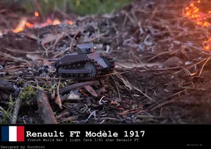 Renault FT-17 1:91 model