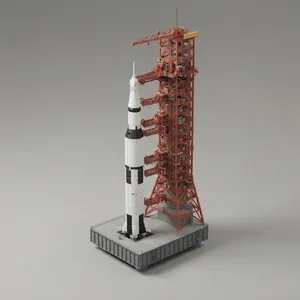 Space Transport Vehicles - Apollo 13 Saturn V rocket - 1969