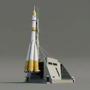 Space Transport Vehicles - Soyuz Carrier Rocket Monument - Russia