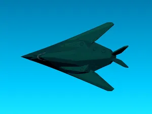 Lockheed F117 model easy print