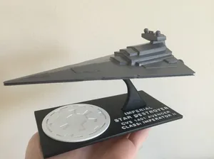 Star Wars Star Destroyer with Detailed Stand