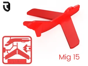 Mig 15 kit card - Famous Planes