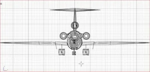 Boeing 727 Low-Poly