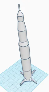 Saturn V Rocket Model