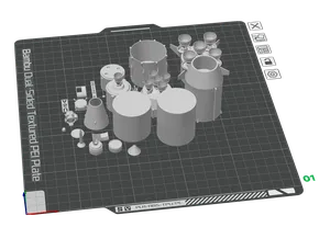 Saturn V with stages (repaired and combined)
