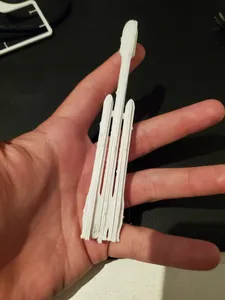 Spacex Falcon Heavy Kit Card (1:500)