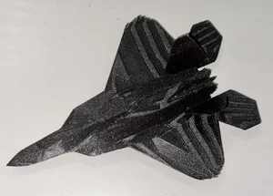 A  Low Poly F-22 Raptor