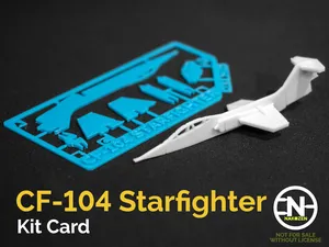 CF-104 Starfighter Kit Card