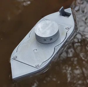 USS Monitor Model with Hybrid Power Plant
