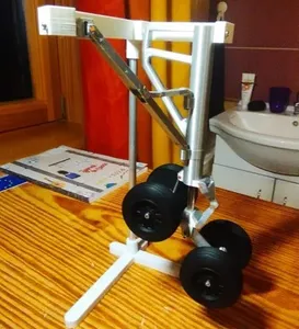 A330 landing gear mechanical model
