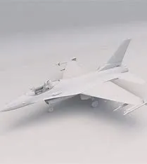 F-16 Airplane on a stand