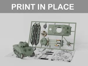 Sherman Tank - Kit Card