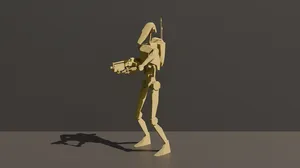 B1 Battle Droid Low Poly - Star Wars Home Decoration